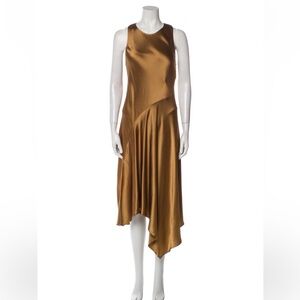 Brown Silk Sies Marjan Dress Size 4